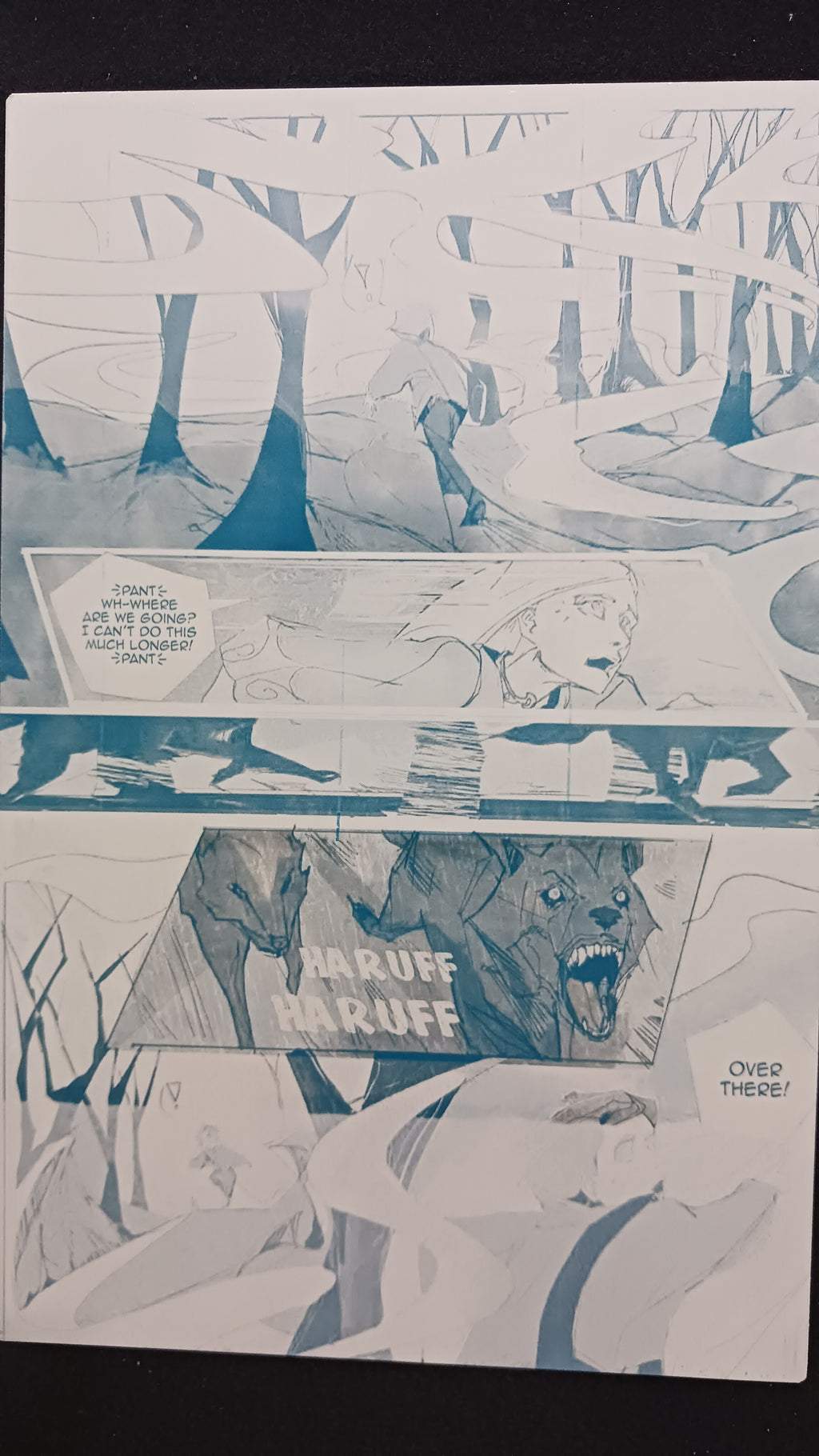 Triskele #1 - Page 23 - Cyan - Comic Printer Plate - PRESSWORKS