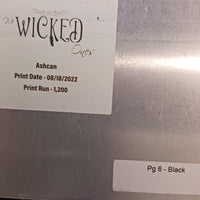 We Wicked Ones - Ashcan Preview - Page 6 - PRESSWORKS - Comic Art - Printer Plate - Black
