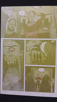 Banshees #1 - Page 21 - PRESSWORKS - Comic Art - Printer Plate - Yellow