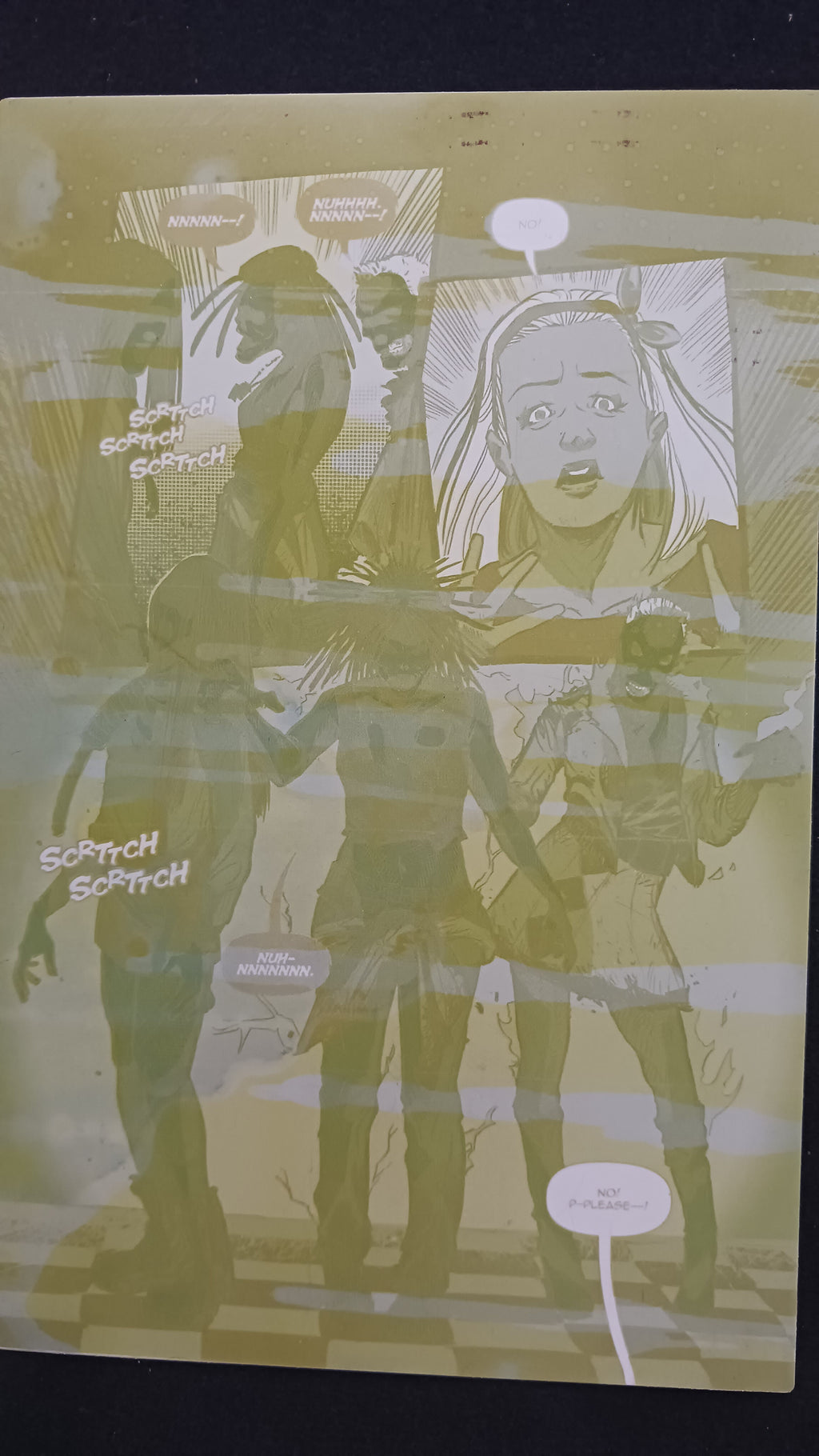 Banshees #1 - Page 22 - PRESSWORKS - Comic Art - Printer Plate - Yellow