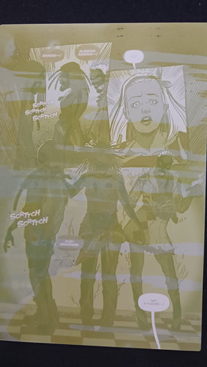 Banshees #1 - Page 22 - PRESSWORKS - Comic Art - Printer Plate - Yellow