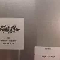 Banshees #1 - Page 17 Splash - PRESSWORKS - Comic Art - Printer Plate - Black