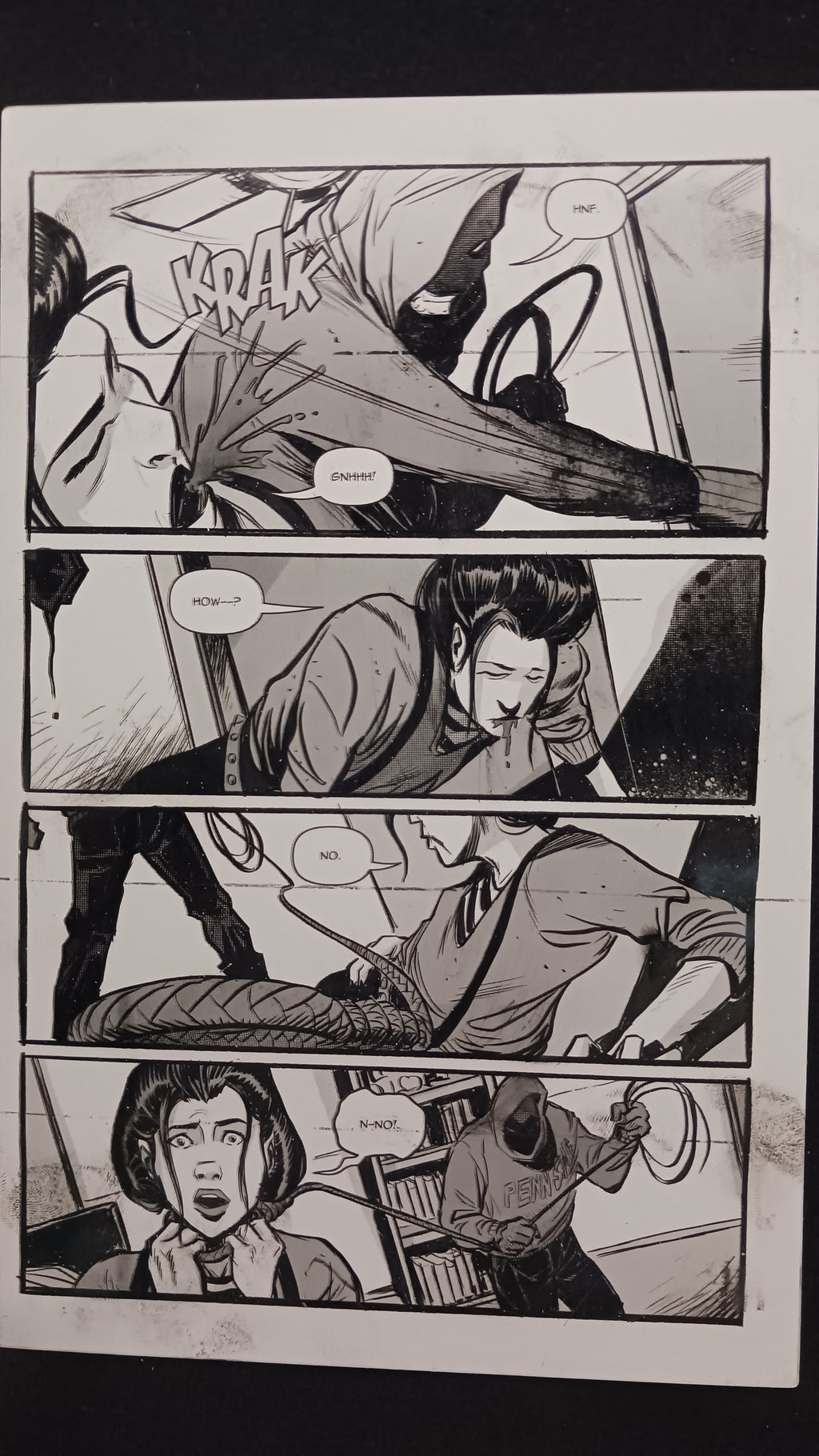 Banshees #1 - Page 3 - PRESSWORKS - Comic Art - Printer Plate - Black