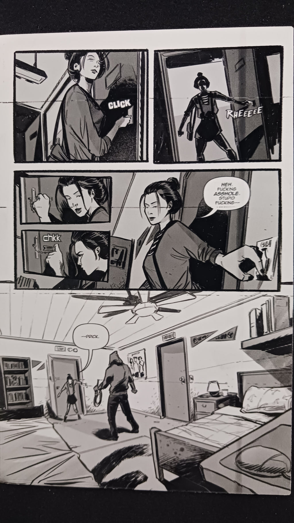 Banshees #1 - Page 2 - PRESSWORKS - Comic Art - Printer Plate - Black