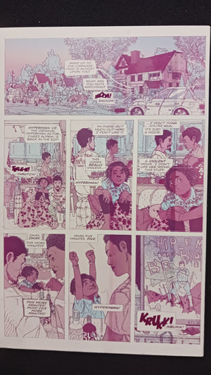 Agent of W.O.R.L.D.E #2 - Page 4 - PRESSWORKS - Comic Art -  Printer Plate - Magenta