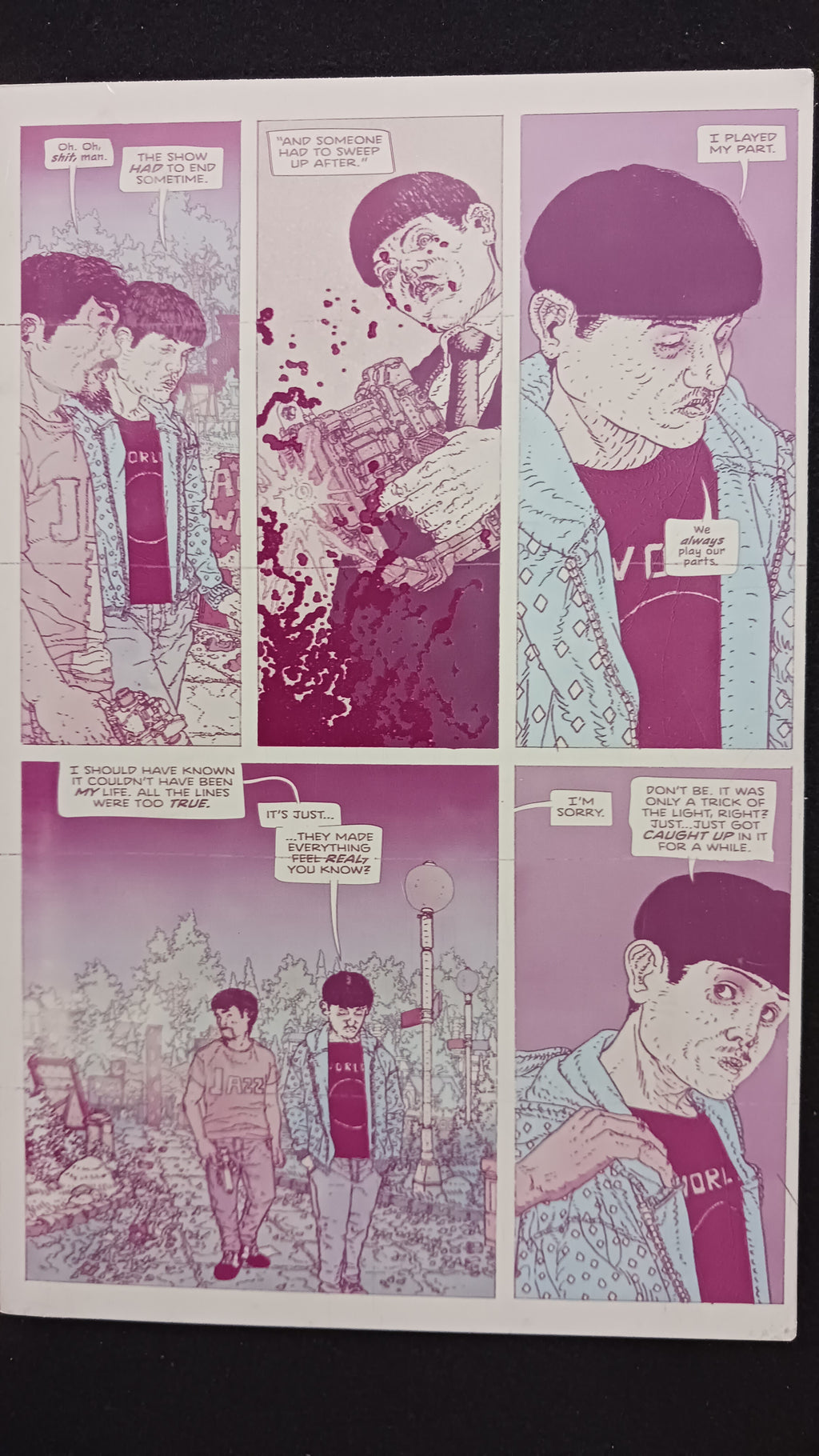 Agent of W.O.R.L.D.E #2 - Page 14 - PRESSWORKS - Comic Art -  Printer Plate - Magenta