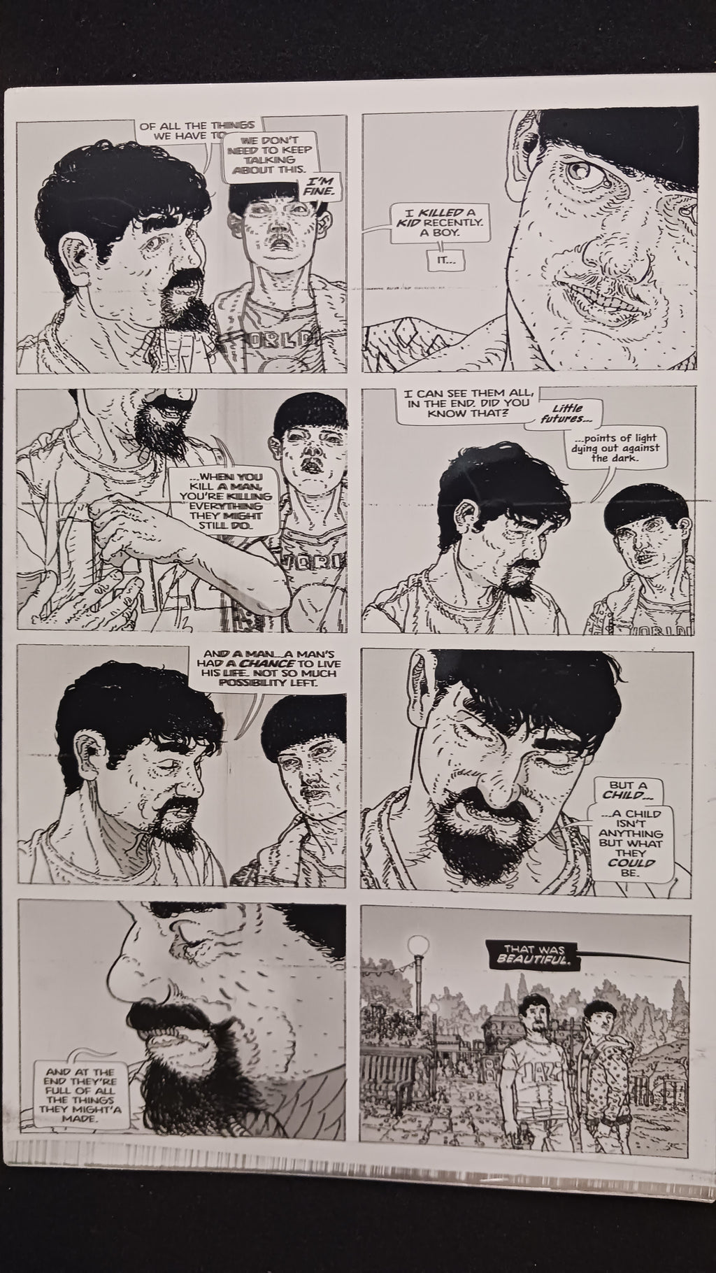 Agent of W.O.R.L.D.E #2 - Page 15 - PRESSWORKS - Comic Art -  Printer Plate - Black