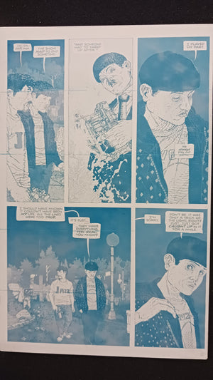 Agent of W.O.R.L.D.E #2 - Page 14 - PRESSWORKS - Comic Art -  Printer Plate - Cyan
