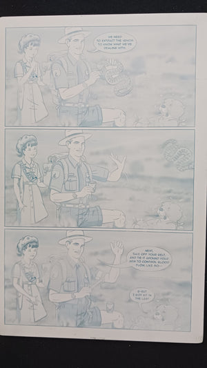 Ranger Stranger Summer Special - Page 21 - PRESSWORKS - Comic Art - Printer Plate - Cyan