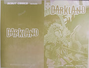 Darkland - Ashcan Preview -  Cover - Black - Comic Printer Plate - PRESSWORKS - Serg Acuna