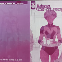 Mega Centurions Ashcan Preview - Cover - Magenta - Comic Printer Plate - PRESSWORKS