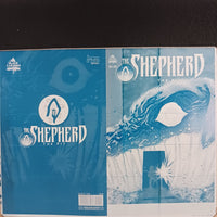 Shepherd: The Pit #1 - Outside Front & Back Cover Framed - PRESSWORKS - Cyan - Comic Printer Plate