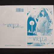 We Wicked Ones #1 - 1:10 Retailer Incentive Framed Cover - Cyan - Printer Plate - PRESSWORKS - Comic Art