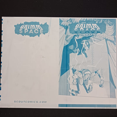 Grimm Space P1-Nocchio #1 -  Webstore Exclusive - Cover - Cyan - Comic Printer Plate - PRESSWORKS