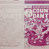Count Dante #1 -  Webstore Exclusive Framed Cover - Marvel Homage - Magenta - Printer Plate - PRESSWORKS - Comic Art