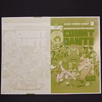 Count Dante #1 -  Webstore Exclusive Framed Cover - Marvel Homage - Yellow - Printer Plate - PRESSWORKS - Comic Art