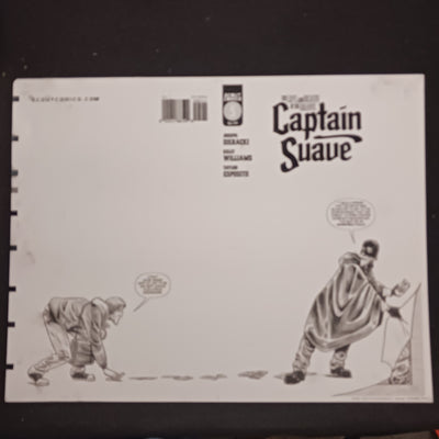 The Life and Death of the Brave Captain Suave #5 -Cover - Black - Comic Printer Plate - PRESSWORKS