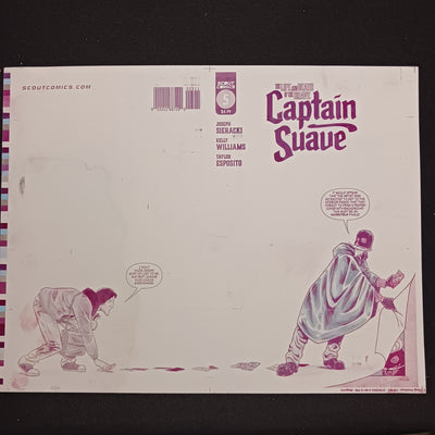 The Life and Death of the Brave Captain Suave #5 - Cover - Magenta - Comic Printer Plate - PRESSWORKS