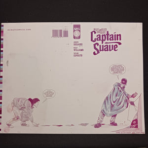 The Life and Death of the Brave Captain Suave #5 - Framed Cover - Magenta - Printer Plate - PRESSWORKS - Comic Art
