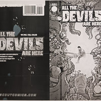 All The Devils Are Here #1 - 1:10 Retailer Incentive - Cover - Black - Comic Printer Plate - PRESSWORKS - Matt Harding