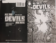 All The Devils Are Here #1 - 1:10 Retailer Incentive - Cover - Black - Comic Printer Plate - PRESSWORKS - Matt Harding