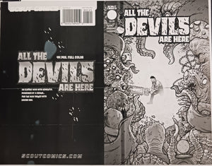 All The Devils Are Here #1 - 1:10 Retailer Incentive Cover - Black - Printer Plate - PRESSWORKS - Comic Art - Matt Harding