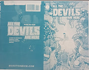 All The Devils Are Here #1 - 1:10 Retailer Incentive - Cover - Cyan - Comic Printer Plate - PRESSWORKS - Matt Harding