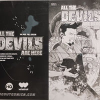 All The Devils Are Here #1 - Webstore Exclusive Cover - Black - Printer Plate - PRESSWORKS - Comic Art - Ralf Singh