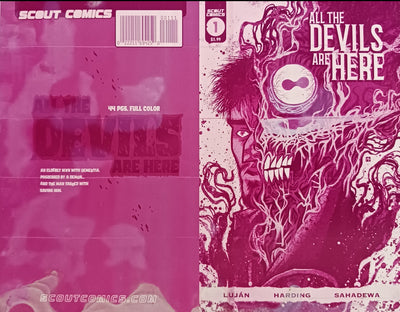 All The Devils Are Here #1 - Cover - Magenta - Comic Printer Plate - PRESSWORKS - Comic Art - Marco Fontanili