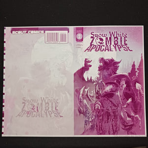 Snow White Zombie Apocalypse #2 - Cover - Magenta - Comic Printer Plate - PRESSWORKS