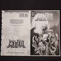 Snow White Zombie Apocalypse #2 -  Cover - Black - Comic Printer Plate - PRESSWORKS
