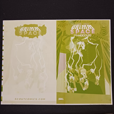 Grimm Space P1-Nocchio #1 -  Webstore Exclusive - Cover - Yellow - Comic Printer Plate - PRESSWORKS