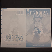 Unicorn Vampire Hunter #1 -  Cover - Cyan - Comic Printer Plate - PRESSWORKS