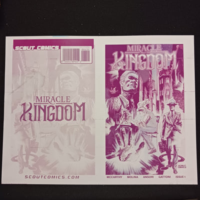 Miracle Kingdom #1 - 1:10 Retailer Incentive -  Cover - Magenta - Comic Printer Plate - PRESSWORKS