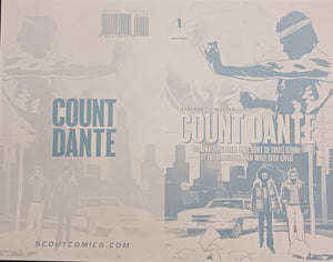 Count Dante #1 -  Cover - Cyan - Comic Printer Plate - PRESSWORKS - Cary Nord