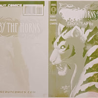 By The Horns: Dark Earth #8 - Yellow - Printer Cover Plate - PRESSWORKS - Jason Muhr