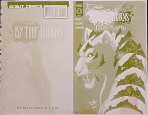 By The Horns: Dark Earth #8 - Yellow - Printer Cover Plate - PRESSWORKS - Jason Muhr