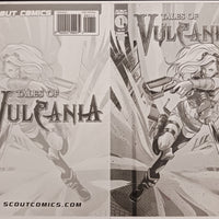 Tales of Vulcania #1 - Cover A Plate - Black - Printer Plate - PRESSWORKS - Comic Art - Matteo Leoni