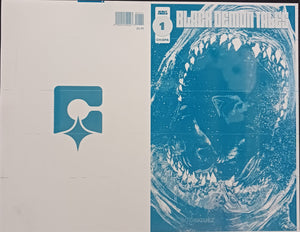Black Demon Tales #1 - Cover Plate - Cyan - Printer Plate - PRESSWORKS - Comic Art - Joe Bocardo