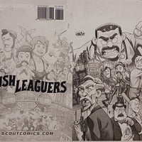 Bush Leaguers #1 - Webstore Exclusive Cover - Black - Printer Cover Plate - PRESSWORKS - Joe Flood