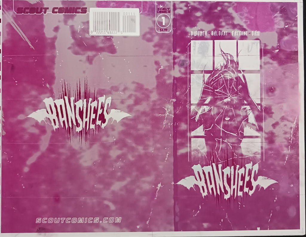 Banshees #1 - Cover - Magenta - Comic Printer Plate - PRESSWORKS - Tim Daniel