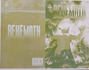 Behemoth #4 - Cover - Yellow - Comic Printer Plate - PRESSWORKS - JK Woodward