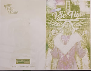 Codename Ric Flair: Magic Eightball #1 - Variant -  Cover - Yellow - Comic Printer Plate - PRESSWORKS - Baggs Brothers