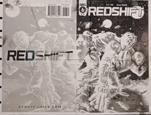 Redshift #6 - Cover - Black - Comic Printer Plate - PRESSWORKS- Amancay Nahuelpan