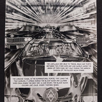 Night of the Cadillacs Magazine - Page 3  - PRESSWORKS - Comic Art - Printer Plate - Black