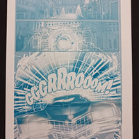 Night of the Cadillacs Magazine - Page 33  - PRESSWORKS - Comic Art - Printer Plate - Cyan