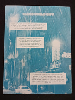 Night of the Cadillacs Magazine - Page 4  - Cyan - Comic Printer Plate - PRESSWORKS