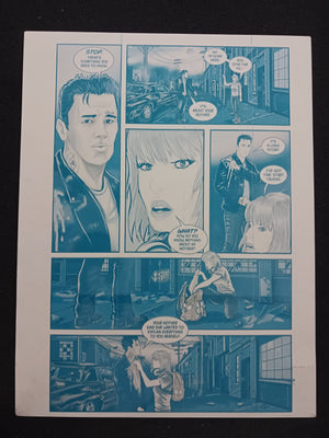 Night of the Cadillacs Magazine - Page  60 - PRESSWORKS - Comic Art - Printer Plate - Cyan