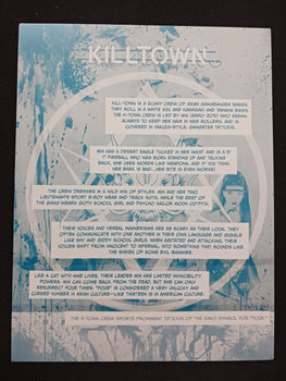 Night of the Cadillacs Magazine - Page 22 - Cyan - Comic Printer Plate - PRESSWORKS