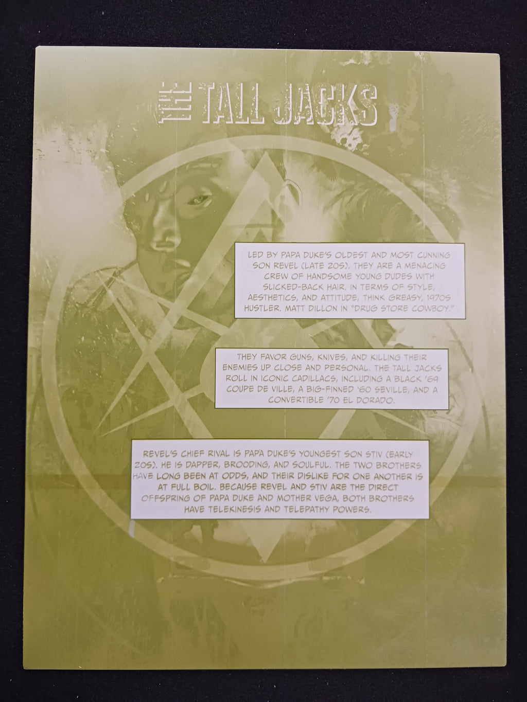 Night of the Cadillacs Magazine - Page 15 - Yellow - Comic Printer Plate - PRESSWORKS